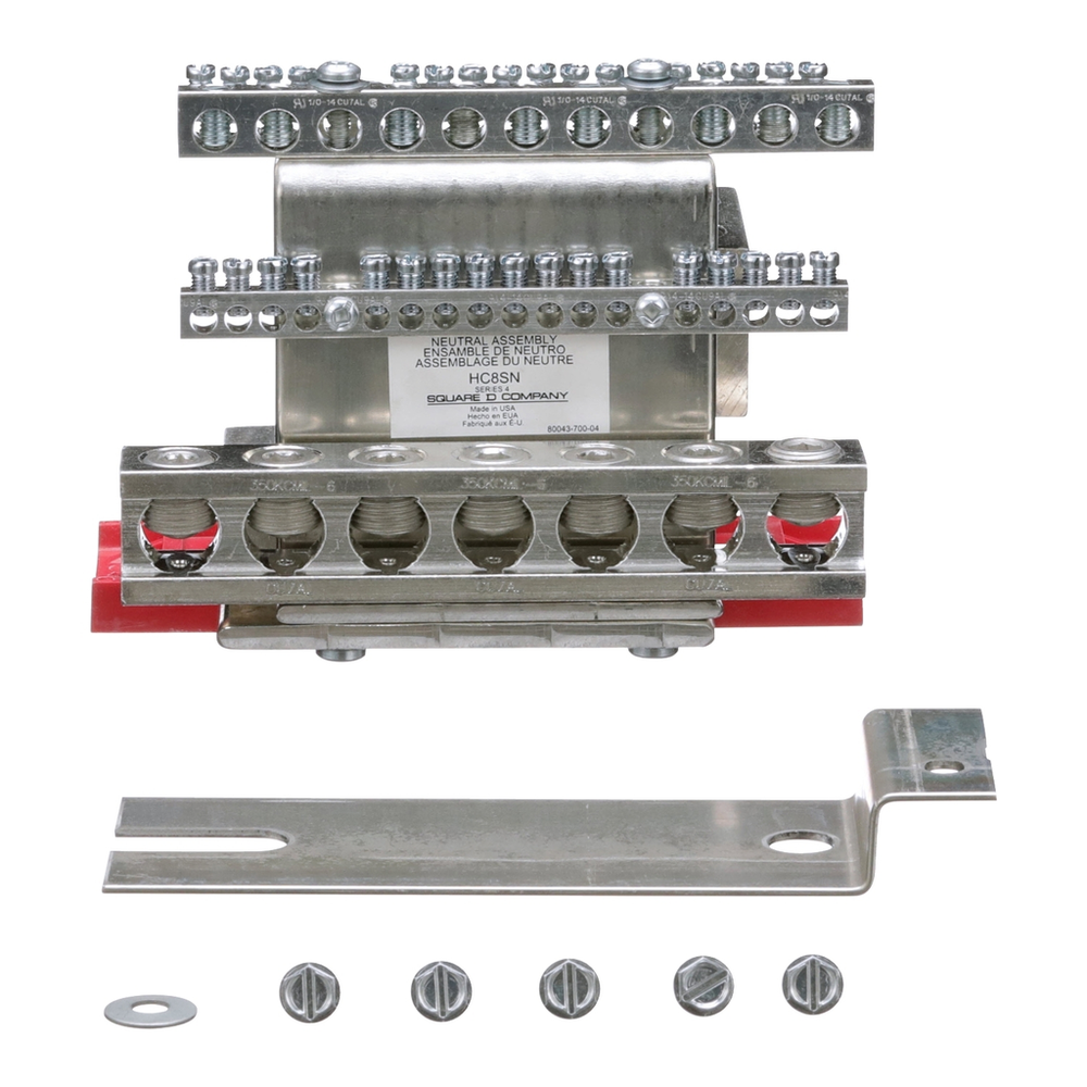 HC8SNALCU | Neutral lug kit, I-Line panelboard, HCJ, 800A, aluminum ...