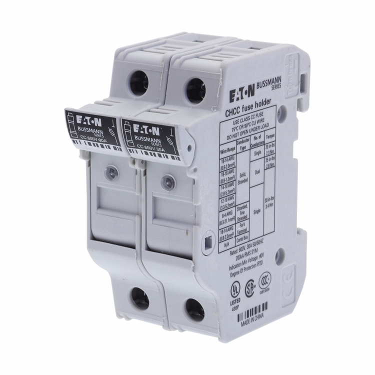 CHCC2DIU | Eaton Bussmann series CHCC modular fuse holder, 48 Vdc, 30A ...