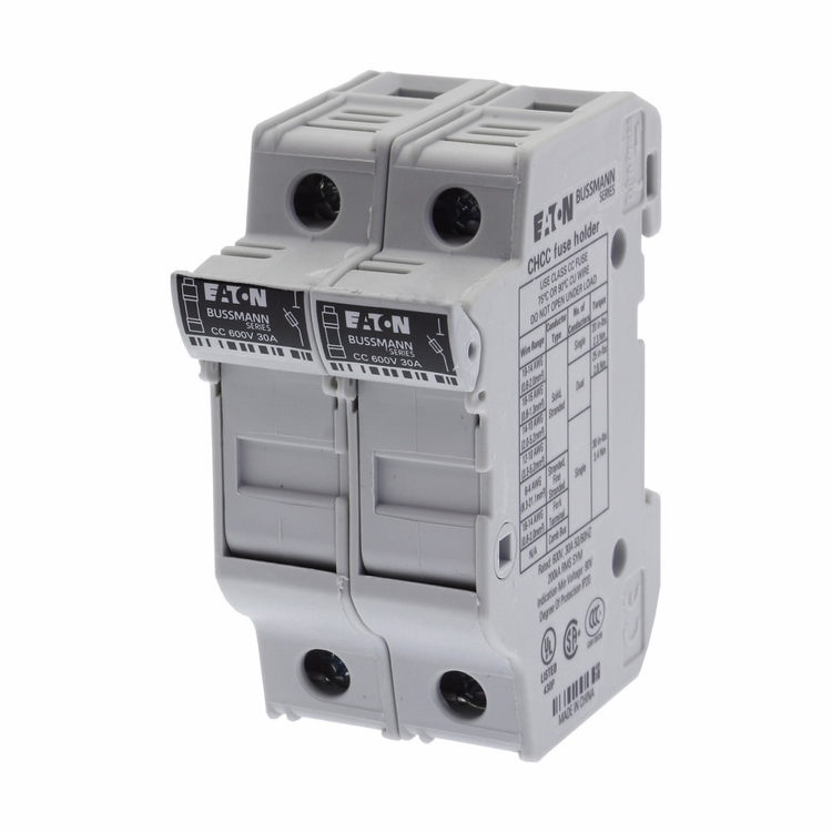 CHCC2DU | Eaton Bussmann series CHCC modular fuse holder, 48 Vdc, 30A ...